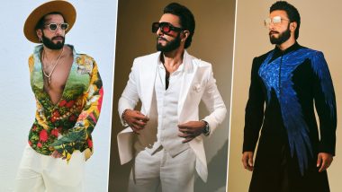 Ranveer Singh Photos From Anant-Radhika’s Pre-Wedding Gala: View All of The Actor’s Statement-Making and Trendsetting Styles From the Festivities in Jamnagar